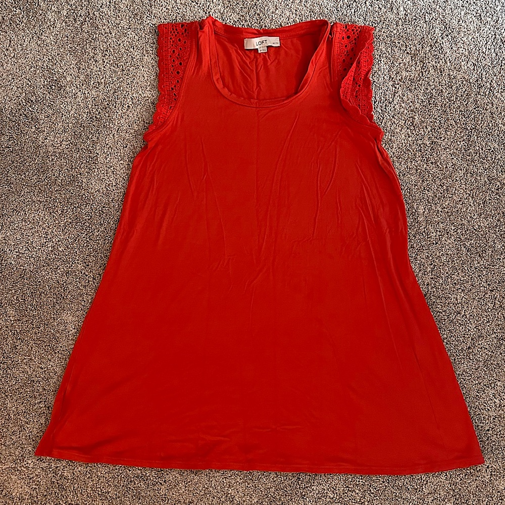 LOFT orange sundress